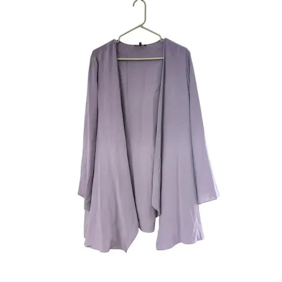 Eileen Fisher Purple Silk Ombre Cardigan – Size XL - Picture 1 of 3